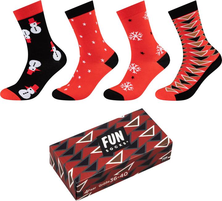 Fun Socks BOXES 4er Pack (4er Pack, 36, 40)