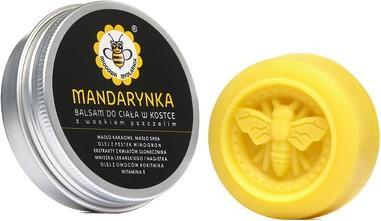 Miodowa Mydlarnia Honigseifenfabrik Körperbalsam in Bar Mandarine 40g (Körpercreme)