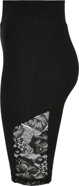 Actual product image Urban Classics Ladies High Waist Lace Inset Cycle Shorts - 16956 (S)