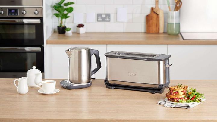 Image du produit Ninja 3-in-1 Multifunctionele Toaster, Grillplaat en Panini Maker - 7 Roosterstanden - RVS - ST202EU (Fiche CH)