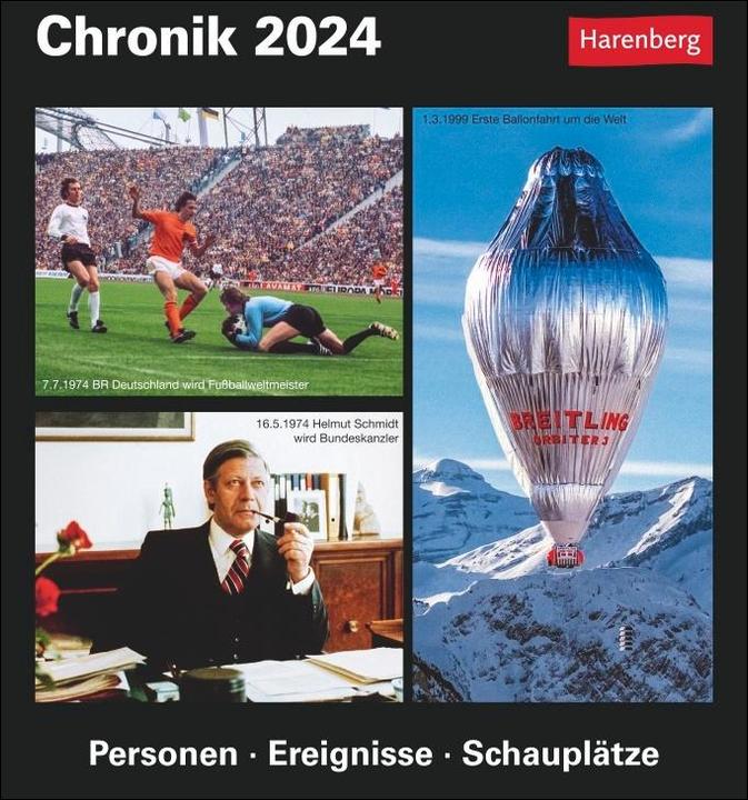 Produktbild Harenberg Chronik Tagesabreisskalender 2024 (Deutsch)