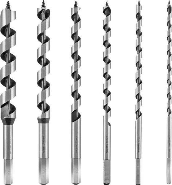 Actual product image Verto Drill Worth FOR SPIRAL DRILL WOOD 230 MM 6 pcs. 60H800 (6, 8, 10, 12, 16, 20 mm)