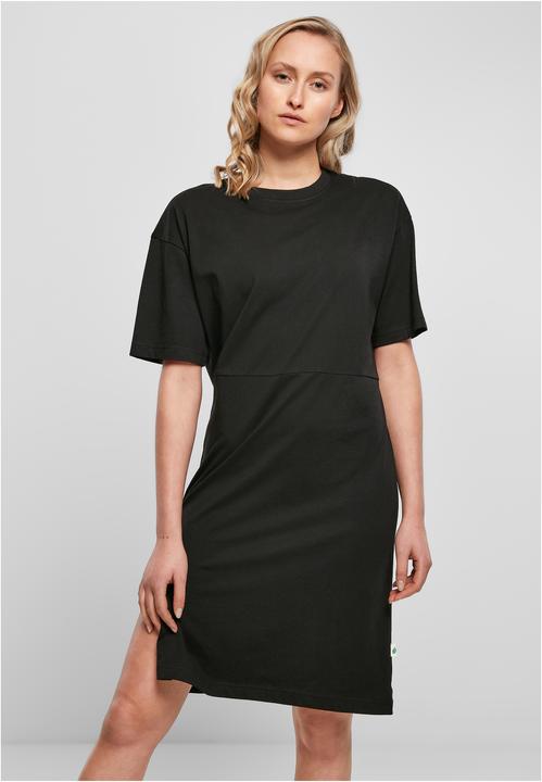 Actual product image Urban Classics Ladies Organic Oversized Slit Tee Dress (M)