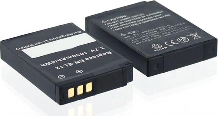 Actual product image AGI 3.7V - 1050 mAh - Li-Ion - 1050 mAh - 3.7 V - Lithium-Ion (Li-Ion) - 1 piece(s) (Camera battery)
