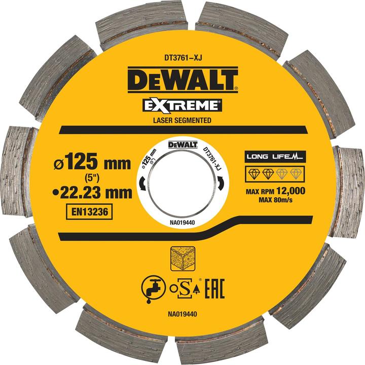 Produktbild DeWalt Diamanttrennscheibe LaserHP3 125mm