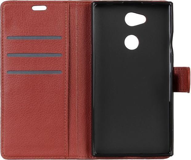 Produktbild MU Classic Bookcover Hülle mit Litchitextur (Sony Xperia L2)