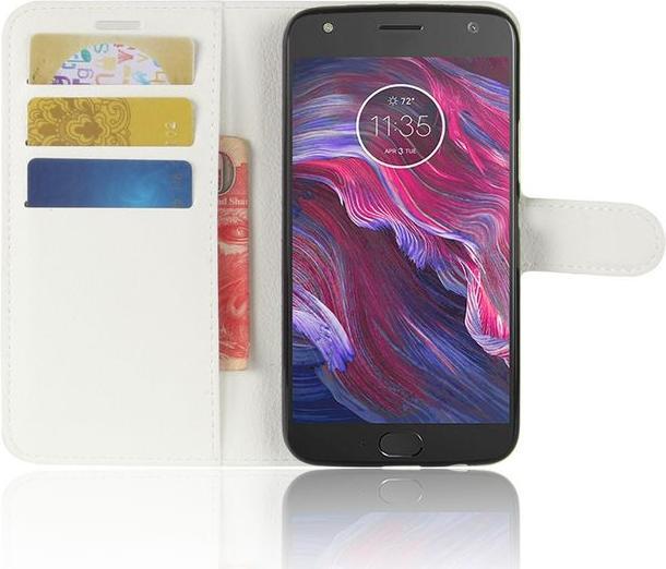 Image du produit MU Classic Couverture classique en cuir avec texture litchi (Motorola Moto X4)