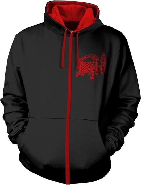 Death The Sound Of Perseverance Hoodie mit durchgehendem Reissverschluss (M)