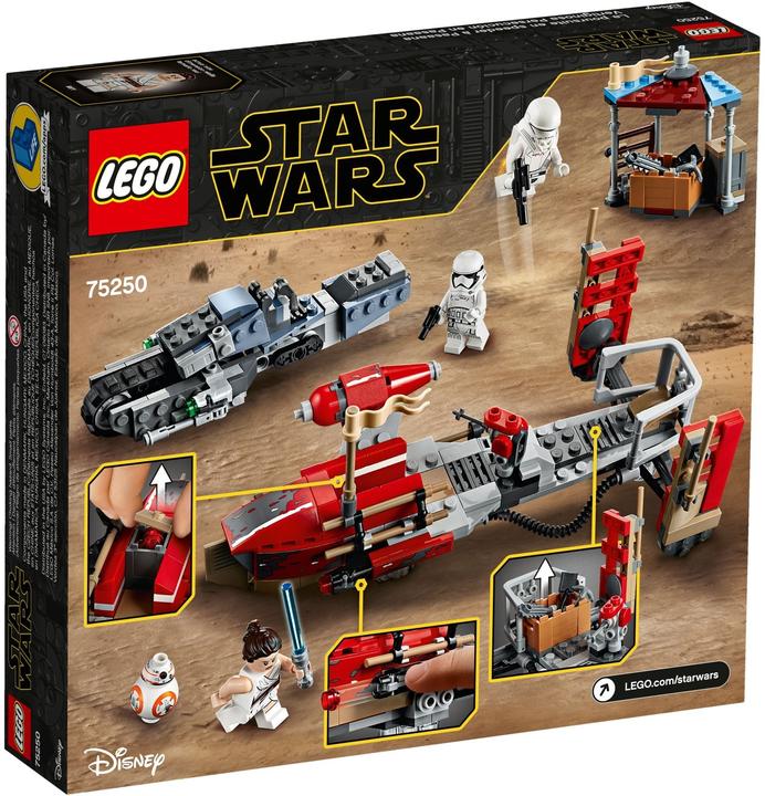 Image du produit LEGO La course-poursuite en speeder sur Pasaana (75250, LEGO Star Wars)