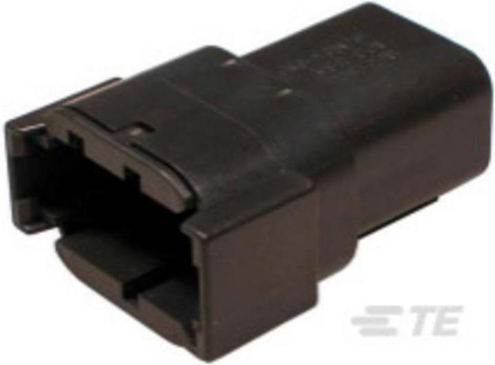 Produktbild TE Connectivity Stiftgehäuse-Kabel DTM Polzahl Gesamt 8 DTM04-08PB 1 St.