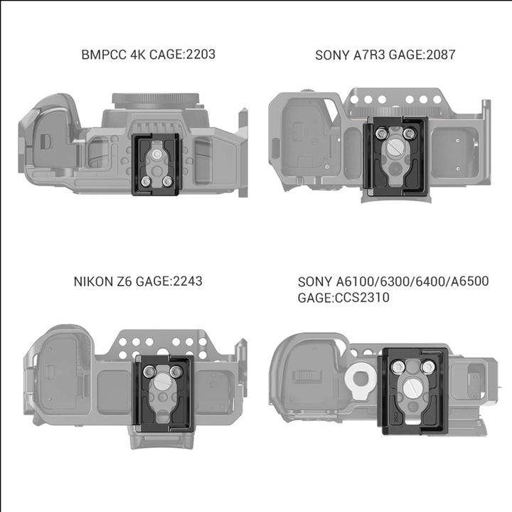 Actual product image SmallRig Manfrotto 200PL Quick Release Plate for Select Cages 2902