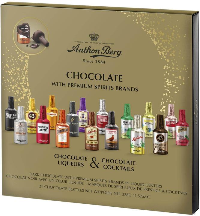 Image du produit Anthon Berg Pralines au chocolat Chocolate Liqueurs Collection 328 (440 g)