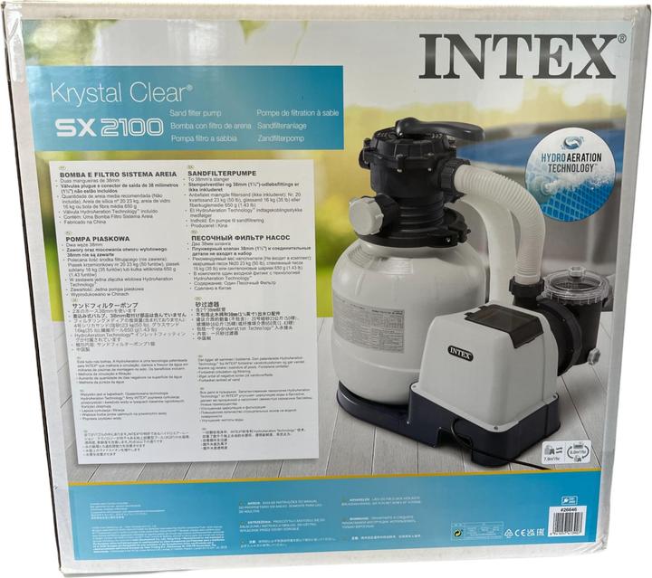 Actual product image Intex Krystal Clear sand filter system