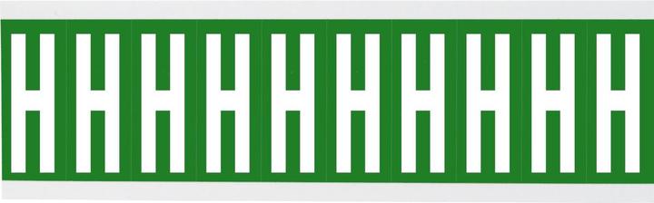 Actual product image Brady CNL2 Series labels with numbers and letters