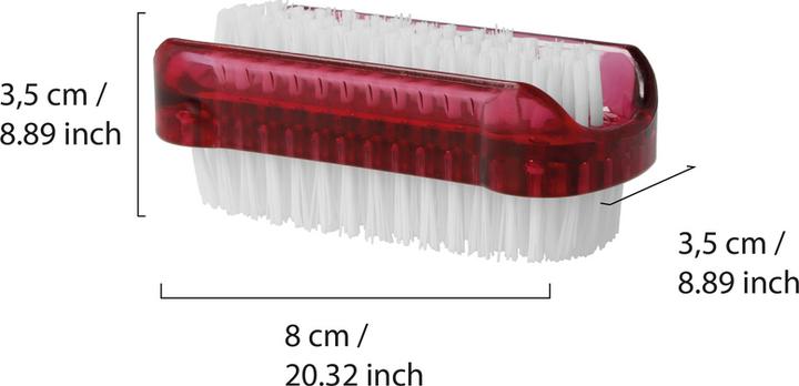 Produktbild Parsa Beauty Parsa Nagelbürste doppelseitig, rot