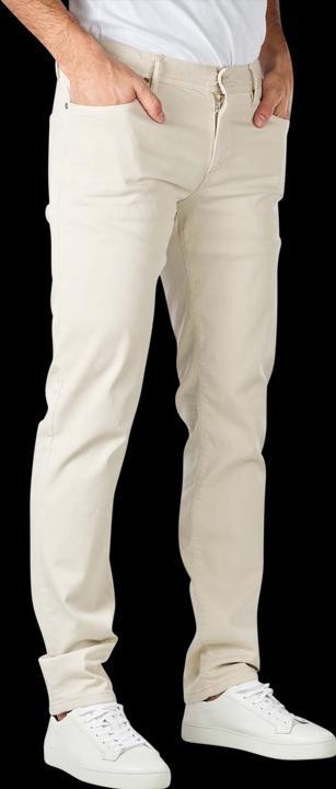 Actual product image Alberto Coloured Pipe Jeans Regular Fit Off White (W29/L32)