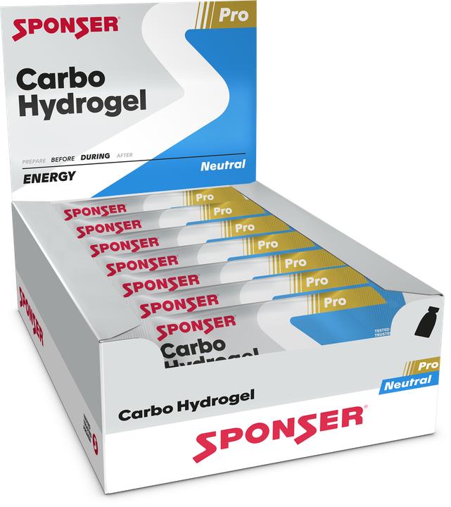 Actual product image Sponser Carbo Hydrogel (Neutral, 20 pcs., 60 g)