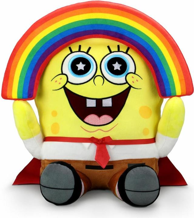 Immagine prodotto Kidrobot Spongebob - Arcobaleno - Abbraccio - Peluche - Con vibrazione (40.64 cm)
