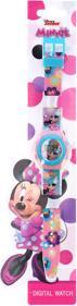 Immagine prodotto Accutime Orologio LED per bambini Disney Minnie Mouse (viola), orologio digitale con display LED per l'ora e (Orologio digitale, 38 mm)
