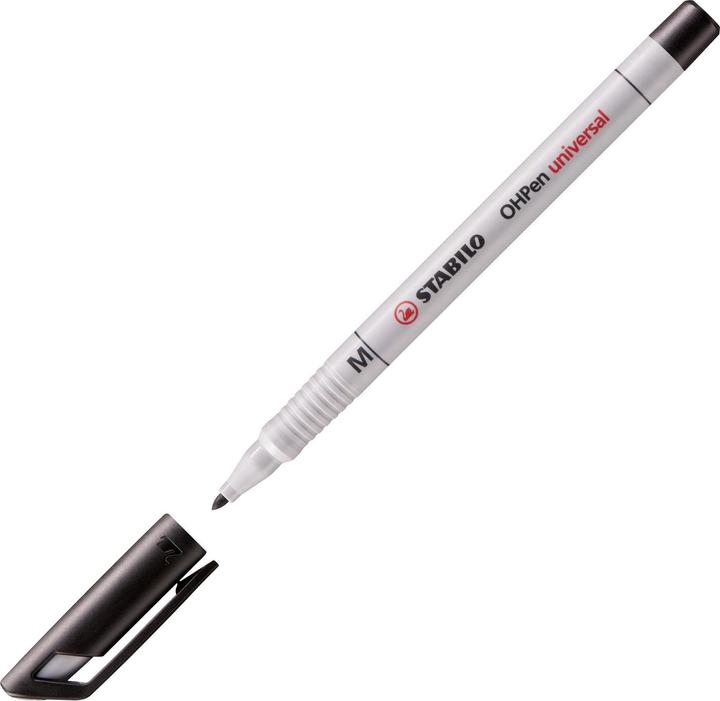 Produktbild STABILO OHPen universal Folienstift wasserlöslich (Schwarz, 1 mm, 1 x)