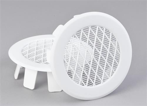 Actual product image Vink Duka Draenrørsventil Type 95.3 - Ø75MM (2 pcs.) Grå Med indstøbt insektnet.