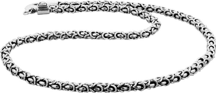 Immagine prodotto Kuzzoi Collana Solida da Uomo Collana King Ossidata in Argento 925 (Argento 925, 50 cm)