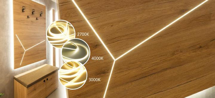 Produktbild OK-Line LED Bänder COB 3,8 / 24 V (Warmweiss, 250 cm, Indoor)