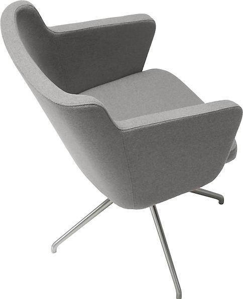 Actual product image Topstar SFH meeting room armchair, 3D seat joint and aluminium five star base, light