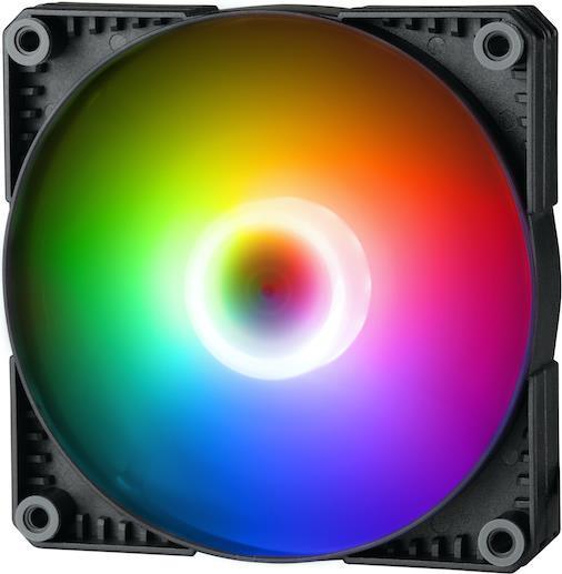 Actual product image Phanteks SK PWM D-RGB fan, pack of 3 - 120mm, black/white (120 mm, 3 x)