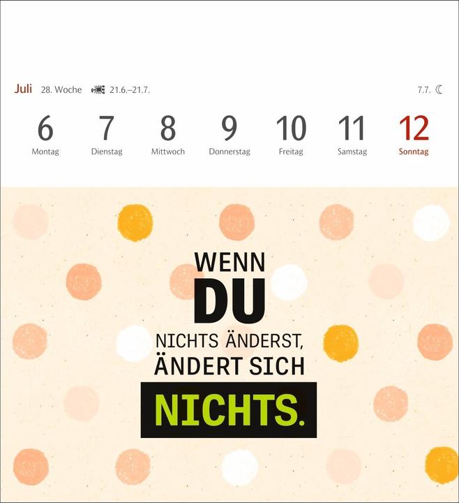 Image du produit Harenberg Positive-Sprüche-Kalender Postkartenkalender 2026 - Mit 53 Postkarten (Allemand)