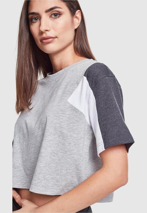 Actual product image Urban Classics Ladies 3-Tone Short Oversize Tee (XXL)