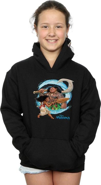Immagine prodotto Disney Moana And Maui Wave Felpa con Cappuccio Ragazze (152, 158)