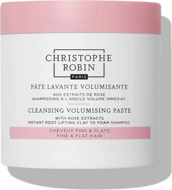 Actual product image Christophe Robin CR cleansing volumising paste with pure rassoul clay and rose extracts 500 ml (500 ml)