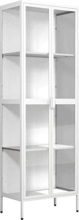 Immagine prodotto VCM Vetrina in acciaio Floka XXL (60 x 35 x 180 cm)
