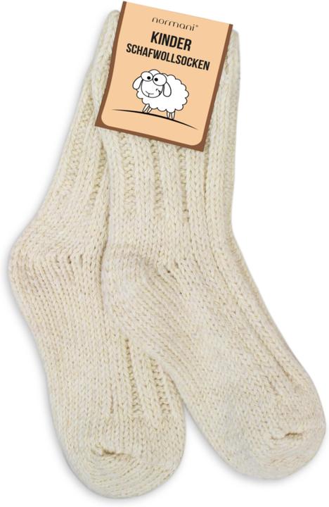 Produktbild Normani 3 Paar Kinder Norwegersocken mit Schafwolle (3er Pack, 15 - 18)
