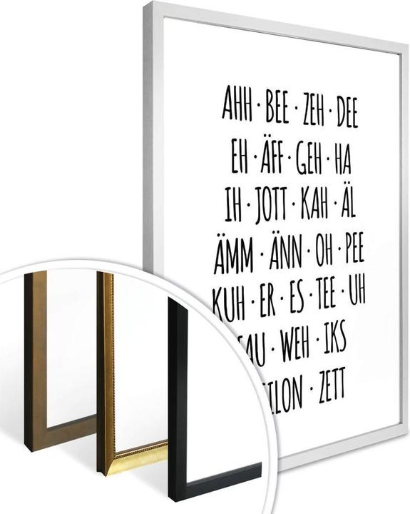 Image du produit Trenddeko L'alphabet quelque peu différent (50 x 60 cm)