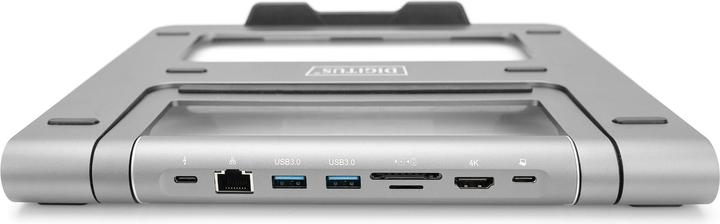 Immagine prodotto Digitus Supporto variabile per notebook con docking station USB-C® pop-out a 7 porte (USB-C, 7 Porti)