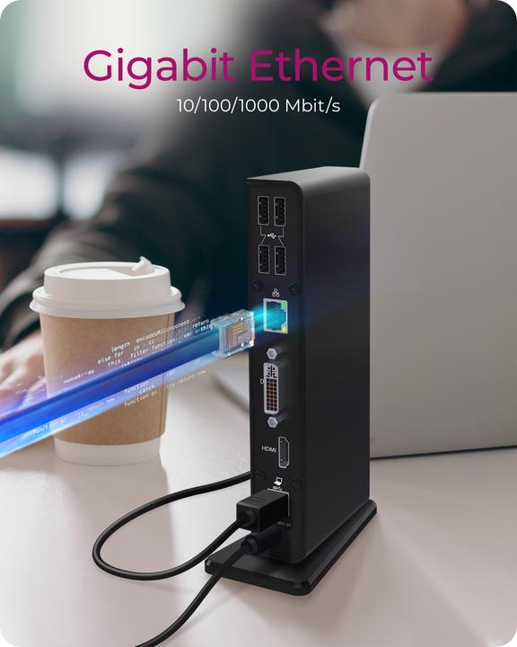 Image du produit Icy Box IB-DK2241AC - Multi-Dock USB Type-A 3.0 (USB-B, 11 Ports)