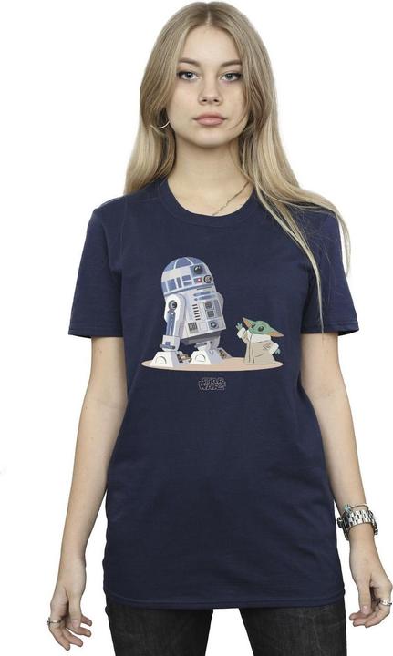 Produktbild Star Wars The Mandalorian R2D2 And Grogu TShirt (XXL)