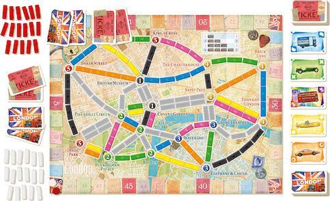 Produktbild Asmodée Days of Wonder | Ticket to Ride London Board Game | Ages 8+ | For 2 to 4 players | Average Playtime
