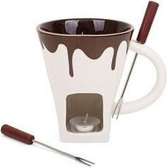 Actual product image Thumpsup Chocolate Fondue Mug (2 Forks, 1 Candle) (Chocolate fondue)