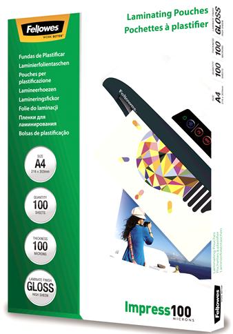 Immagine prodotto Fellowes Impronta 100 (A4, 100 Pezzo/i, 100 µm)