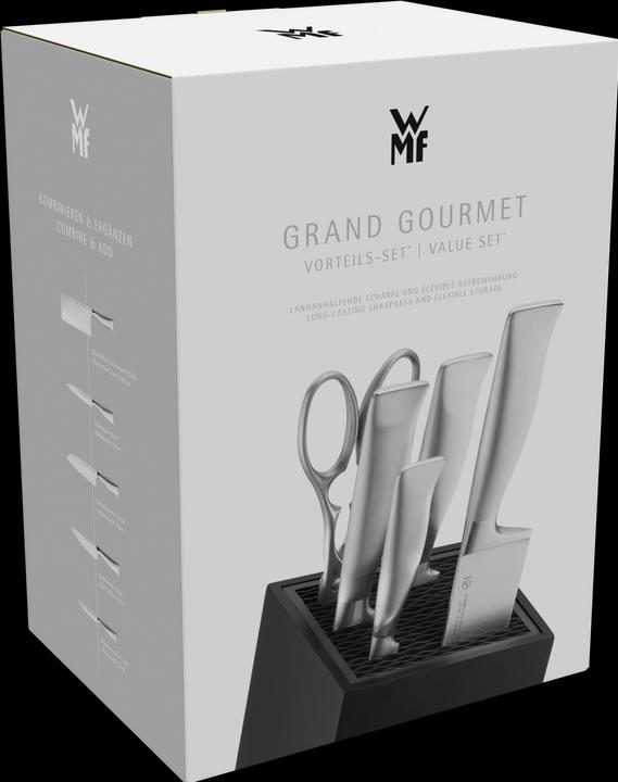 Actual product image WMF Grand Gourmet advantage knife block with knife set 6 pieces