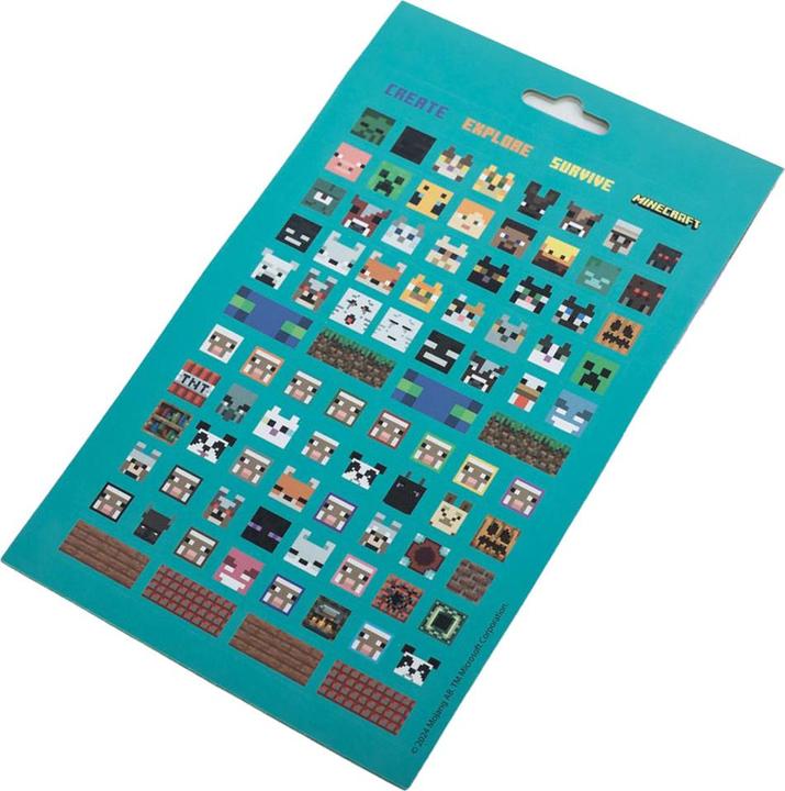 Immagine prodotto Minecraft Adesivi Misura Confezione 800