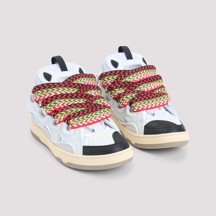 Image du produit Lanvin curb sneakers in leather and suede with multicolor laces (42)