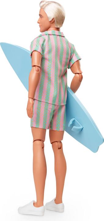 Actual product image Barbie The Movie Signature Ken doll with surfboard
