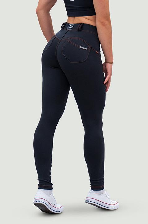Actual product image Nebbia Bubble Butt Leggings Lift Up 558 - black (L)