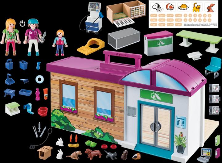 Produktbild Playmobil Mitnehm-Tierklinik (70146, Playmobil City Life)