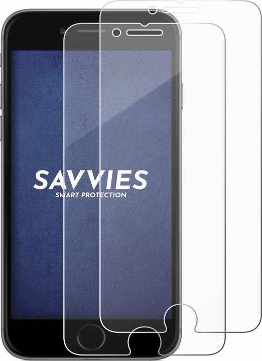 Produktbild Savvies Panzerglas Hartglas Displayschutz (2 Stück, Apple iPhone 6s)