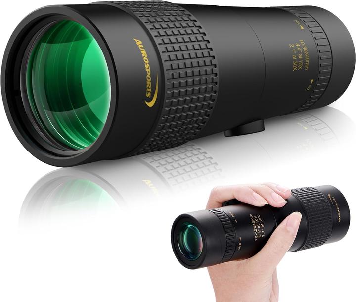 Aurosports Télescope monoculaire (30 x, 40 mm)